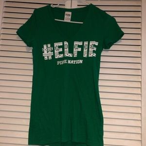 Pink Christmas t-shirt